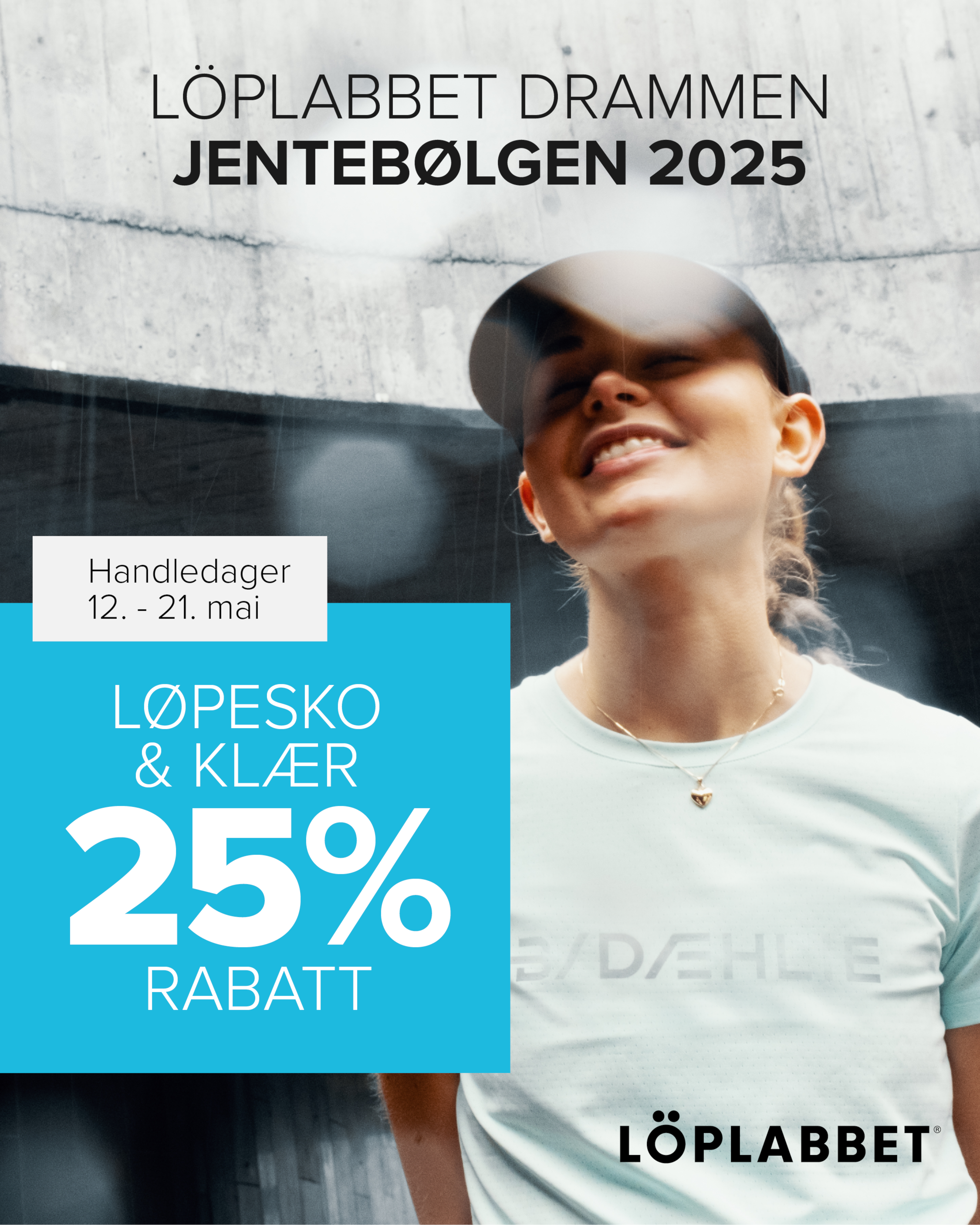 25% Rabatt på løpesko og løpetøy hos Löplabbet Drammen!